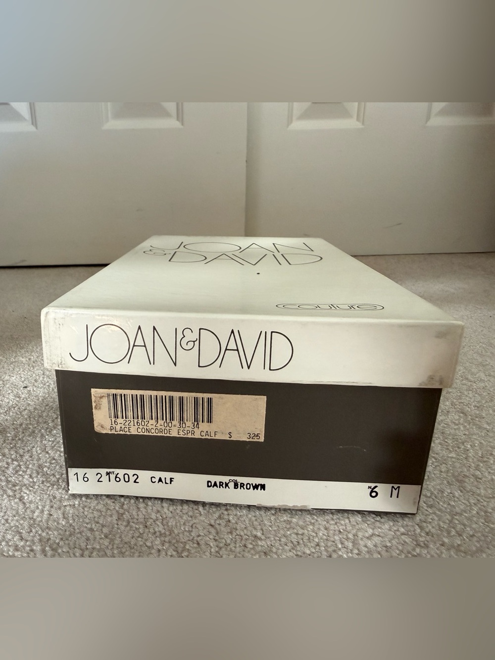 Joan & David Women’s Dark Brown Leather Penny Loafers - Picture 7 of 8